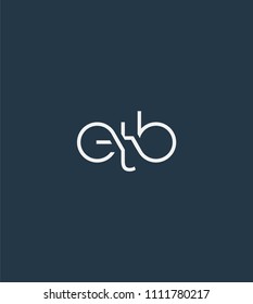 Letters ETB Joint logo icon vector element.