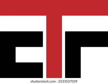 Letters ETF Logo Design Creative ET Logo Vektorgrafiken. TF-Vektorsymbol. Symbol FT-Monogramm. Einfaches TE-Logo-Design. Lizenzgebühren für FTE-Logo-Vektorgrafiken