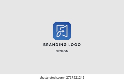 Letras F diseño de logotipo. Diseño creativo y moderno.