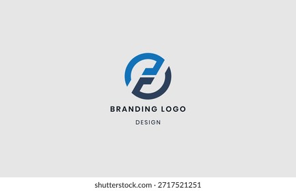 Letras F diseño de logotipo. Diseño creativo y moderno.