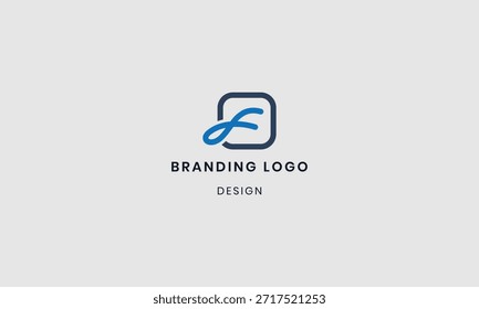 Letras F diseño de logotipo. Diseño creativo y moderno.