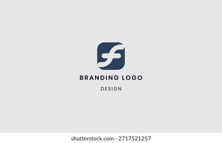 Letras F diseño de logotipo. Diseño creativo y moderno.