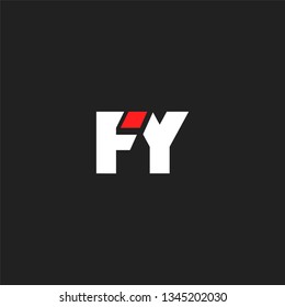 letters F & Y Joint logo icon vector template.
