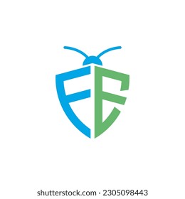 Logo de control de plagas de cartas FE