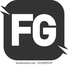 Letras FG logo Vectores. Diseño del logotipo de FG. Plantilla creativa del logotipo de FG. Descarga Libre de regalías de Vectores de logotipo GF simple. Diseño del icono del círculo GF. Vectores de lujo del monograma de GF