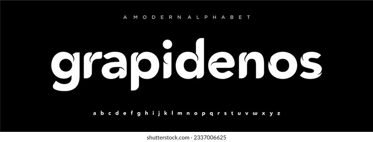 letters font Elegant awesome minimalist geometric typeface design
