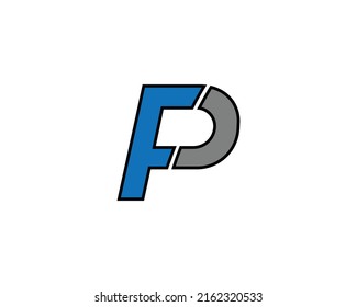 Letters FP Professional Logo Design Inspiration. Creative Premium Logo On White Background.