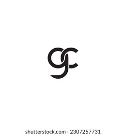 Letters GC Monogram logo design