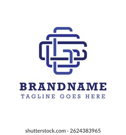 Letras Logotipo del monograma de GGG, conveniente para cualquier marca