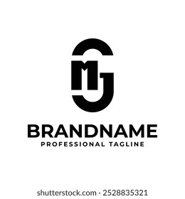 Letters GM or SM Monogram Logo, for any business with GM, MG, SM, or MS initials