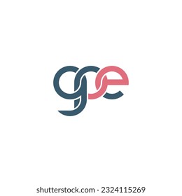 Letters GPE Monogram logo design