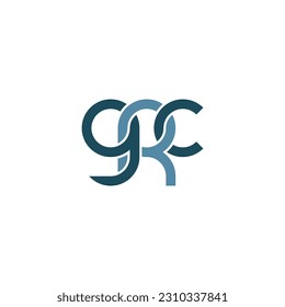 Letters GRC Monogram logo design