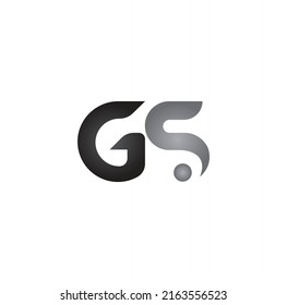 Buchstaben GS Abstraktes Logo-Design