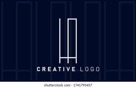 Letters H A, H & A joint logo icon with business card vector template.
