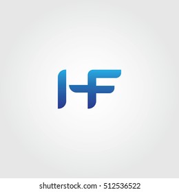 Letter F Number 4 Gradient Logo Stock Vector (royalty Free) 1819711052