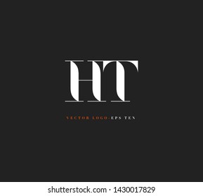 Letters H & T Joint logo icon vector for business card and corporate identity.