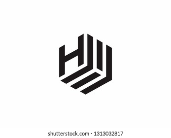 Letters HH with a variety of modern styles for all kinds of businesses