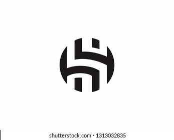 Letters HH with a variety of modern styles for all kinds of businesses