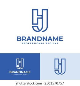 Buchstaben HJ Monogram Logo, geeignet für jedes Geschäft mit HJ oder JH Initialen
