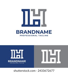 Letters HL Monogram Logo, Suitable for business with HL or LH initials