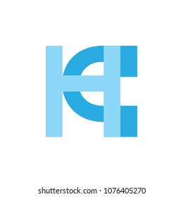 letters hq simple geometric design logo