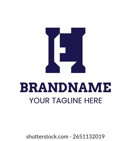 Buchstaben HT Monogram Logo, geeignet für jede Marke mit TH oder HT Initialen