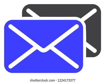 Letters icon on a white background. Isolated letters symbol with flat style.