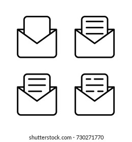 Letters Icon Set
