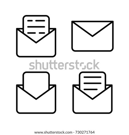 Letters Icon Set