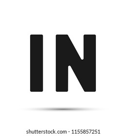 Letters icon. Vector illustration.