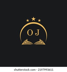 Cartas diseño inicial DO diseño moderno firma de leyes y logotipo de abogado vector