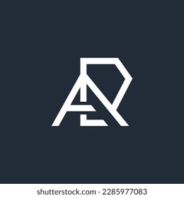  letters or Initials. Monogram logo  A, E ,P vector flat