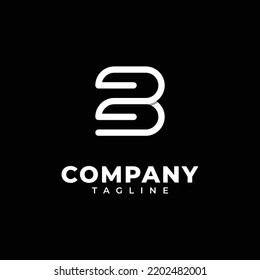 Letters Initials Monogram logo B
