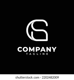 Letters Initials Monogram Logo Cs Sc Stock Vector (Royalty Free ...