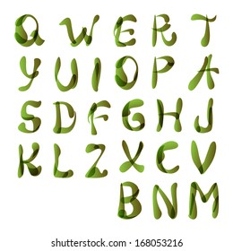 Letters - Isolated On White Background - Vector Illustration, Graphic Design Editable For Your Design. 