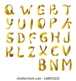 Letters - Isolated On White Background - Vector Illustration, Graphic Design Editable For Your Design. 