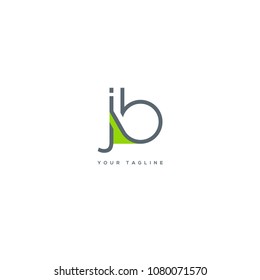 Letters J & B joint logo icon vector template.