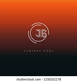 Letters J B Joint logo icon vector element.