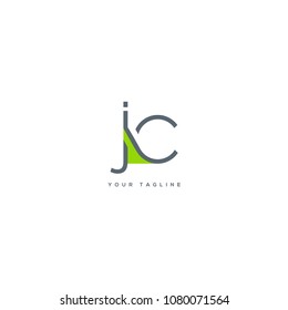 Letters J & C joint logo icon vector template.