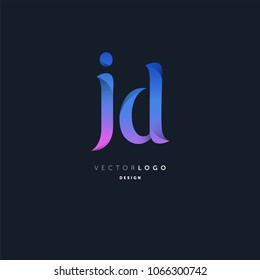 Letters J & D joint logo icon vector element.