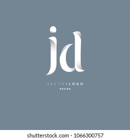 Letters J & D joint logo icon vector element.