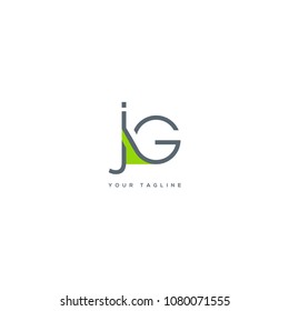 Letters J & G joint logo icon vector template.