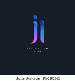 Letters J & L joint logo icon vector element.
