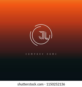 Letters J L Joint logo icon vector element.