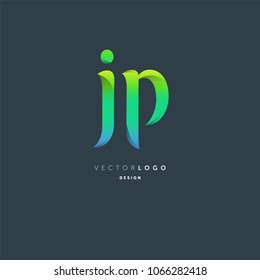 Letters J & P joint logo icon vector element.
