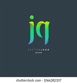 Letters J & Q joint logo icon vector element.
