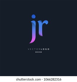 Letters J & R joint logo icon vector element.
