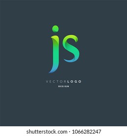 Letters J & S joint logo icon vector element.
