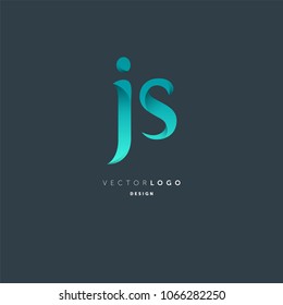 Letters J & S joint logo icon vector element.
