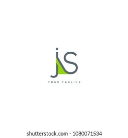 Letters J & S joint logo icon vector template.
